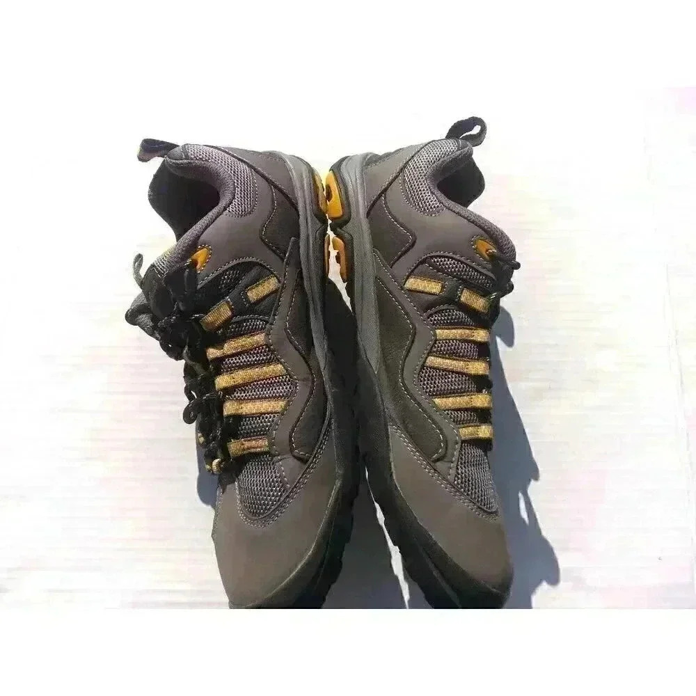 Eddie Bauer Barkley Men's Gray Leather Mesh Hiking Trail Casual Shoes Size 9 - Picture 5 of 8